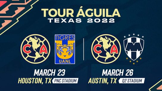 Club América announces March friendlies in Texas against Tigres UANL,  Rayados