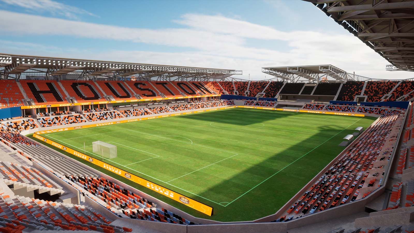 PNC Stadium Houston Dynamo FC MLS Stadium Poster Major 